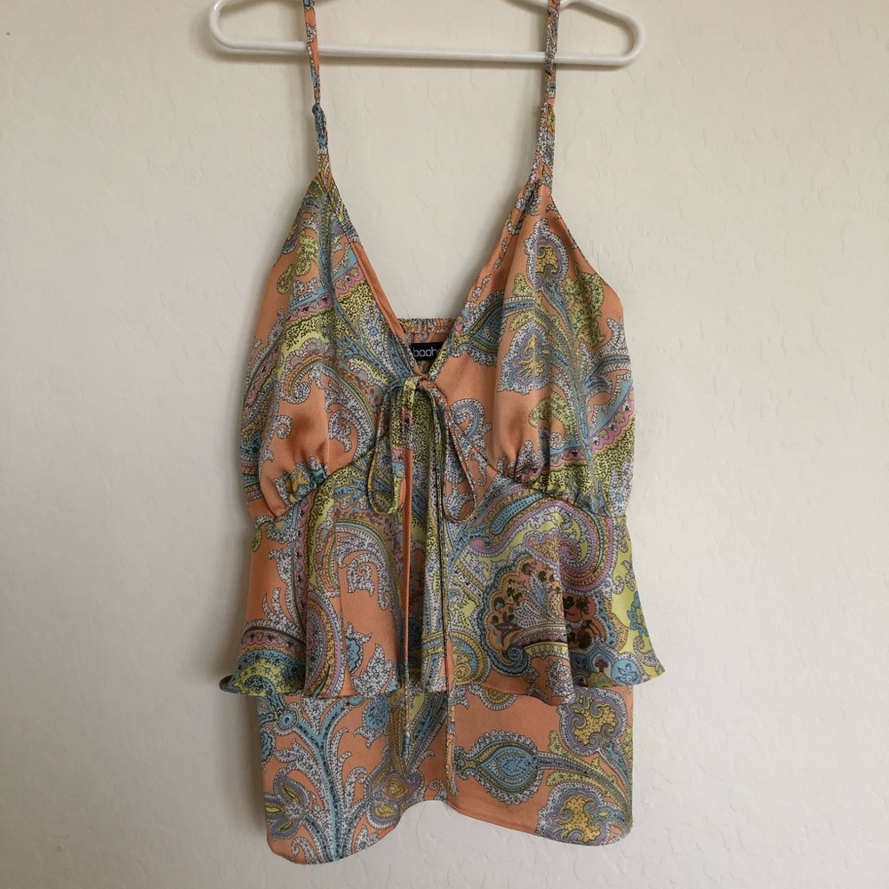 70s Inspired Silky Tank